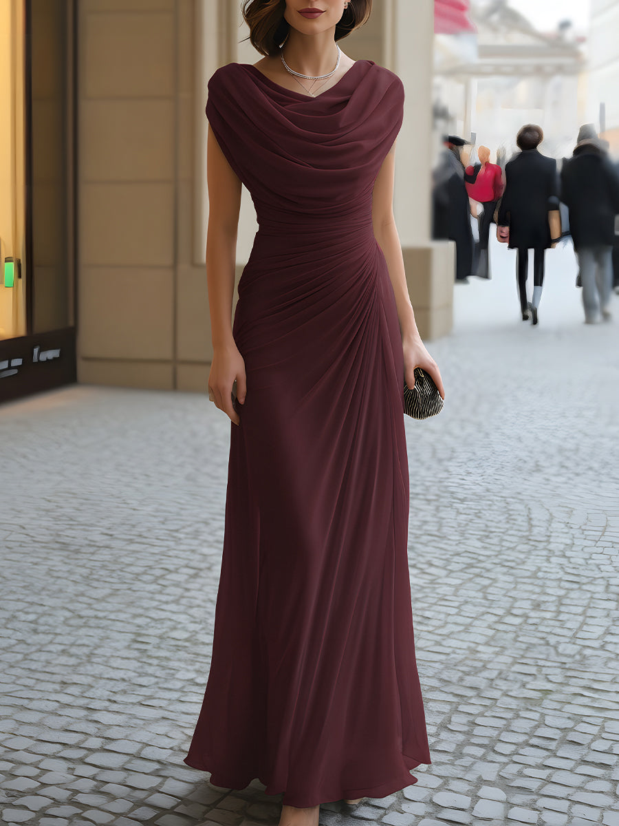 Harbor &amp; Hale™ | Naira Hand-Draped Column Gown