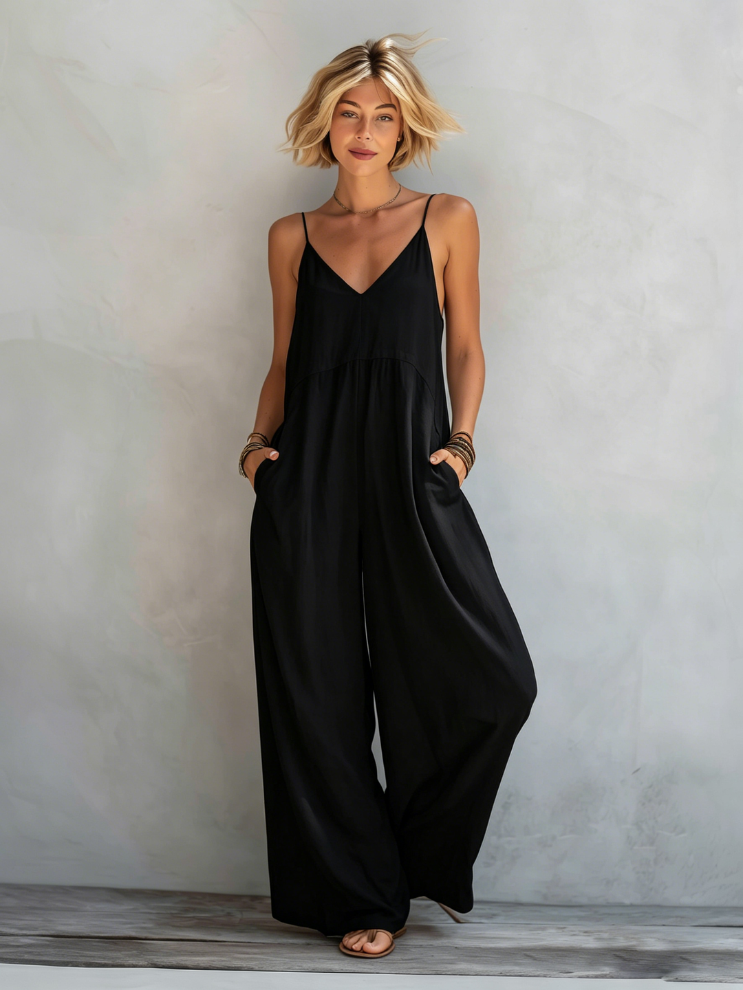 Amélie - Casual Sleeveless Jumpsuit