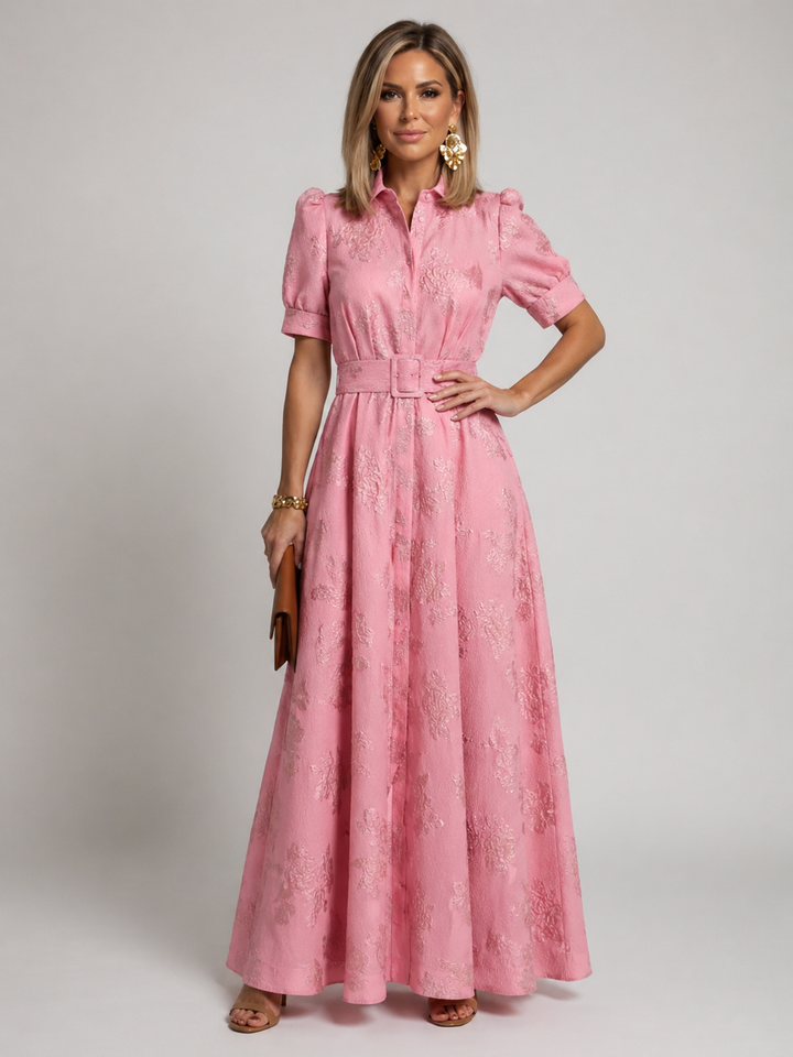 Violet &amp; Grace™ | Belted Floral Maxi Dress