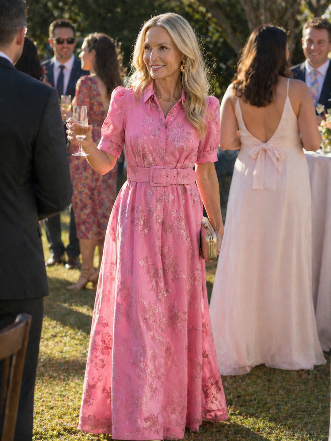 Violet &amp; Grace™ | Belted Floral Maxi Dress