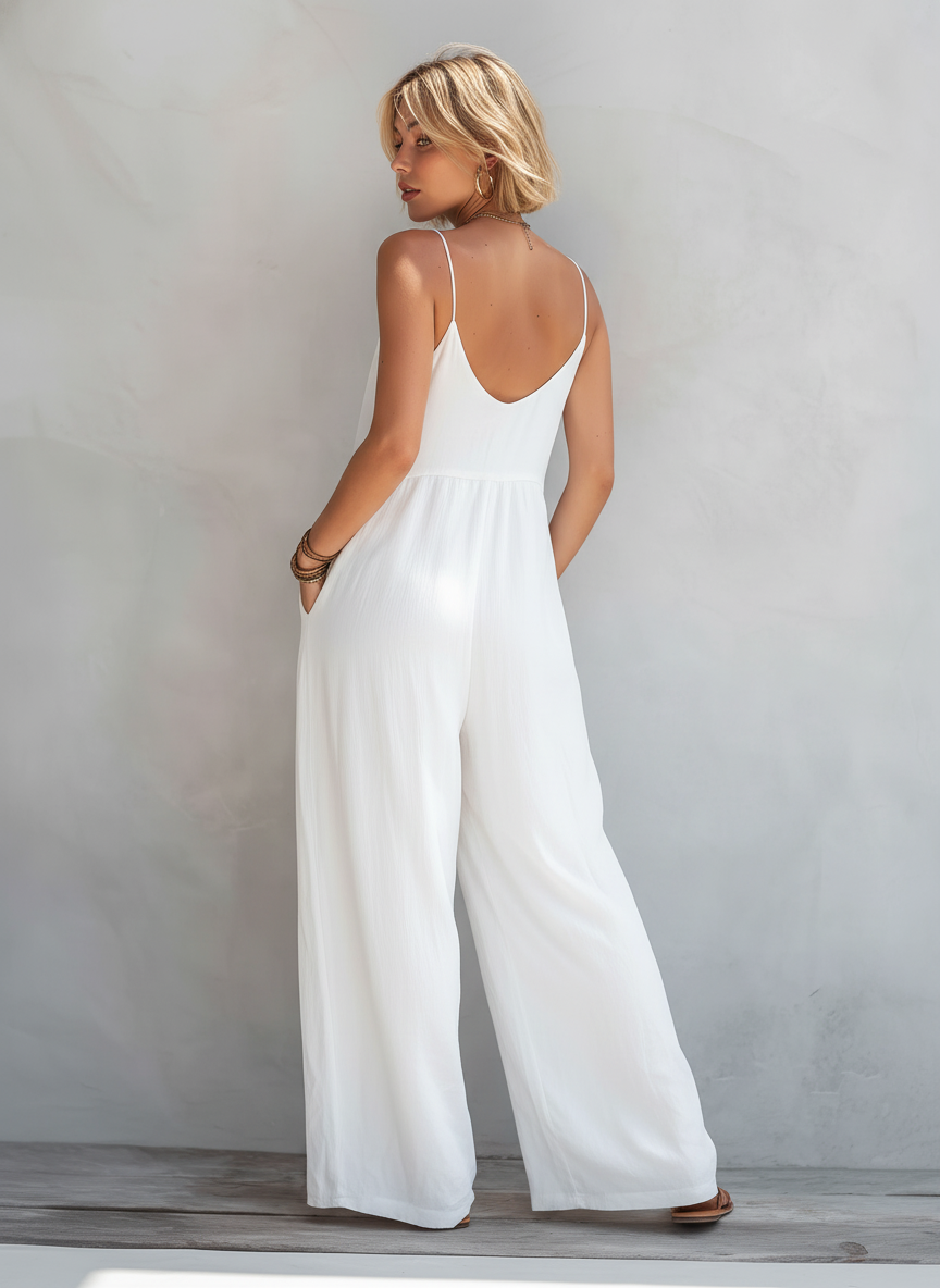 Amélie - Casual Sleeveless Jumpsuit