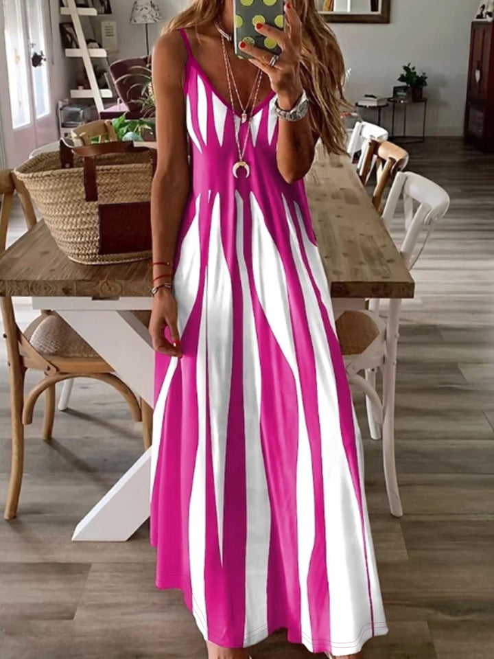Elowen | V-Neck Dress with Thin Straps