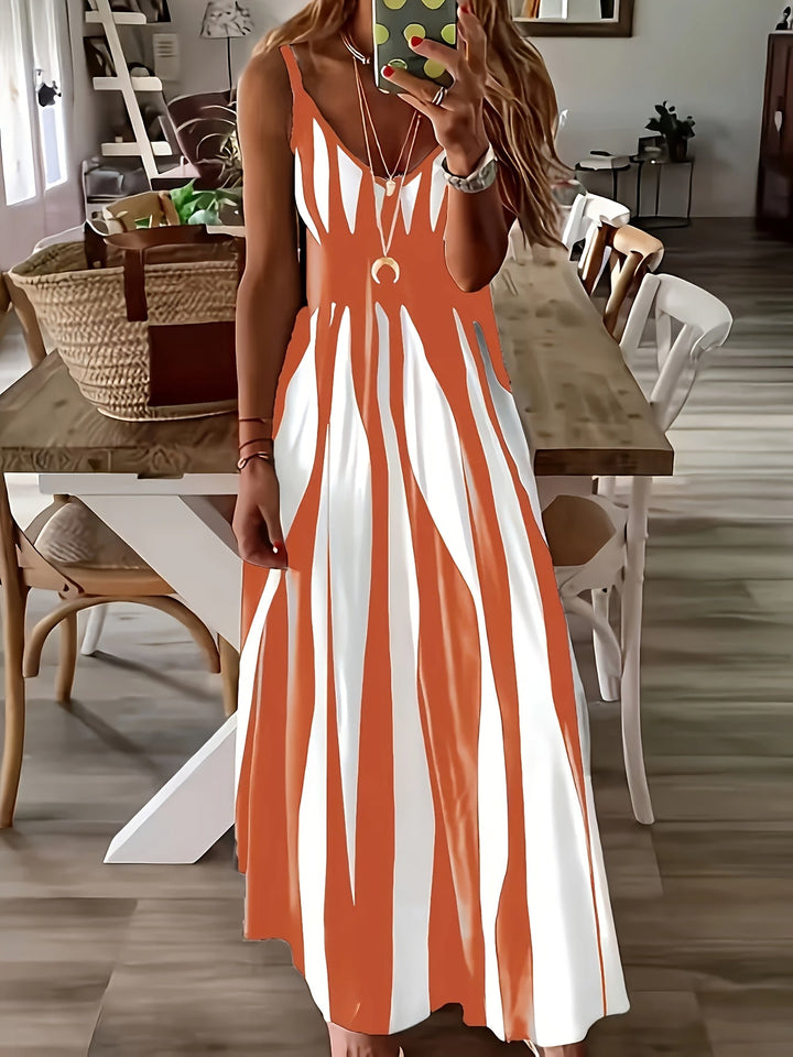 Elowen | V-Neck Dress with Thin Straps