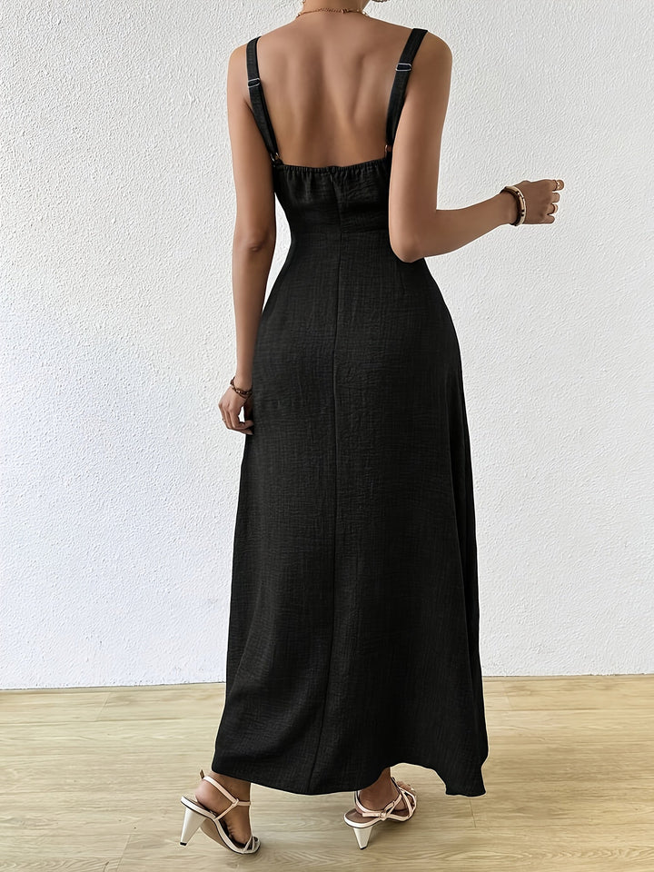 Aubrey | Elegant Suspender Dress