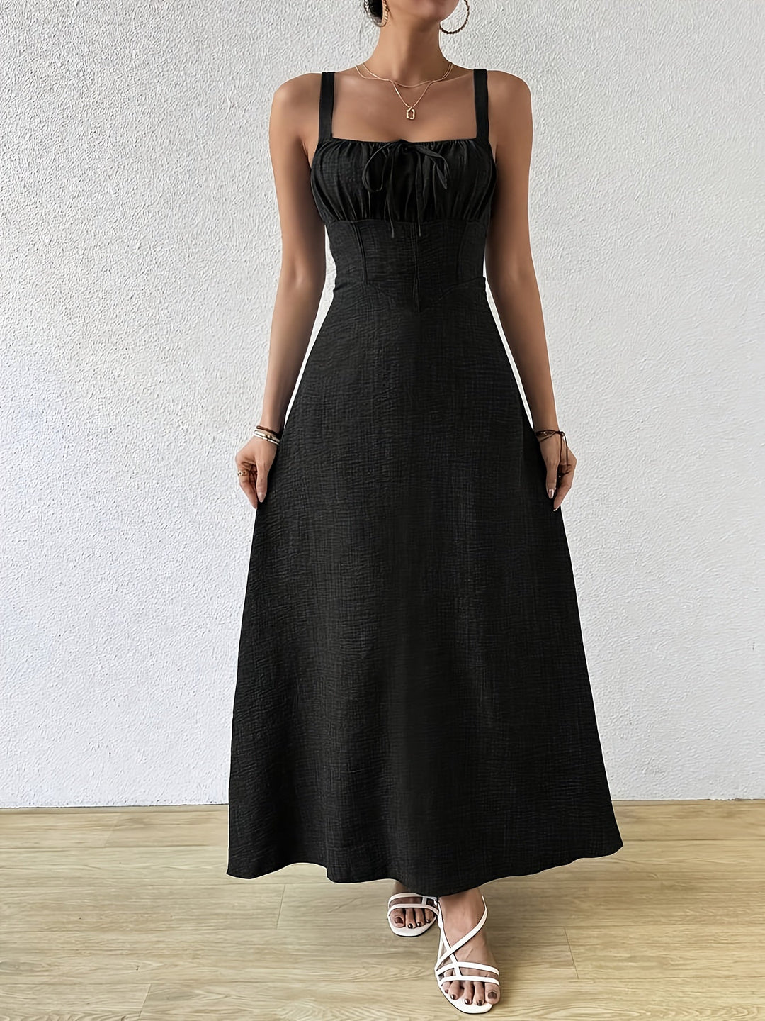 Aubrey | Elegant Suspender Dress