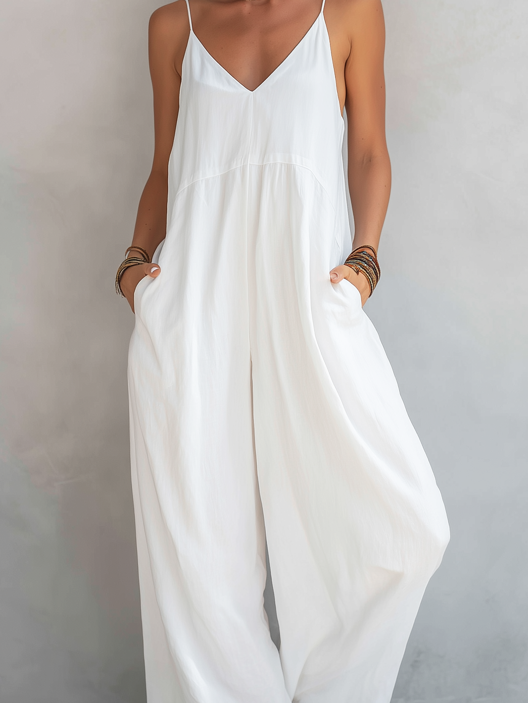 Amélie - Casual Sleeveless Jumpsuit